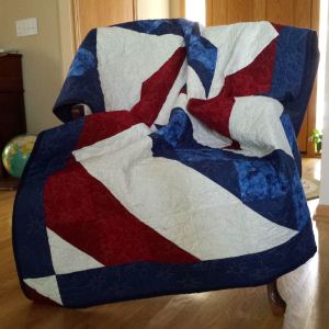Patriotic Lap Robe & Pillow Case